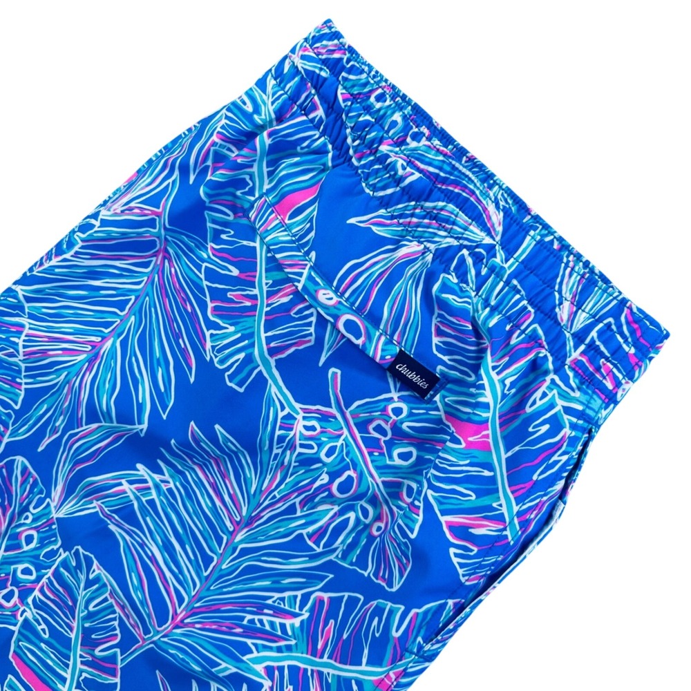Chubbies Men's 2XL 5.5" Mesh Lined Cruise It or Lose It Classic Swim Trunk Blue